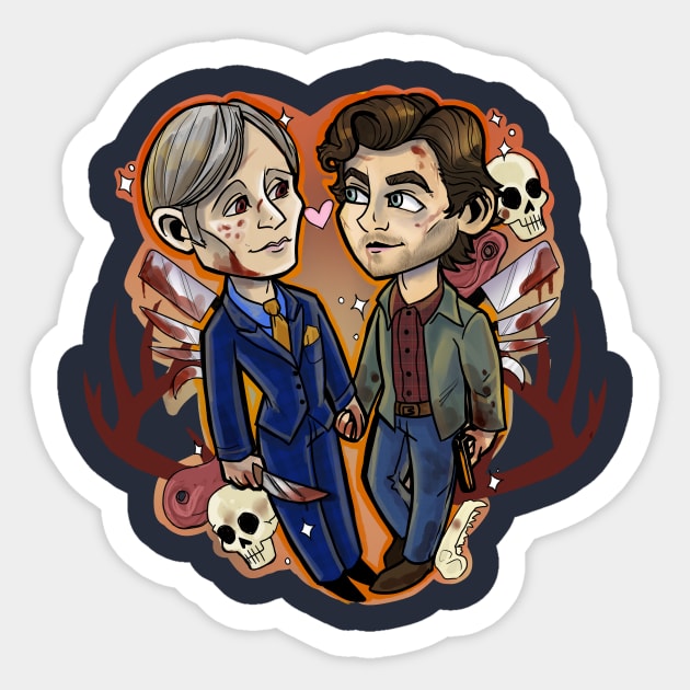 Hannigram Sticker by SophieScruggs